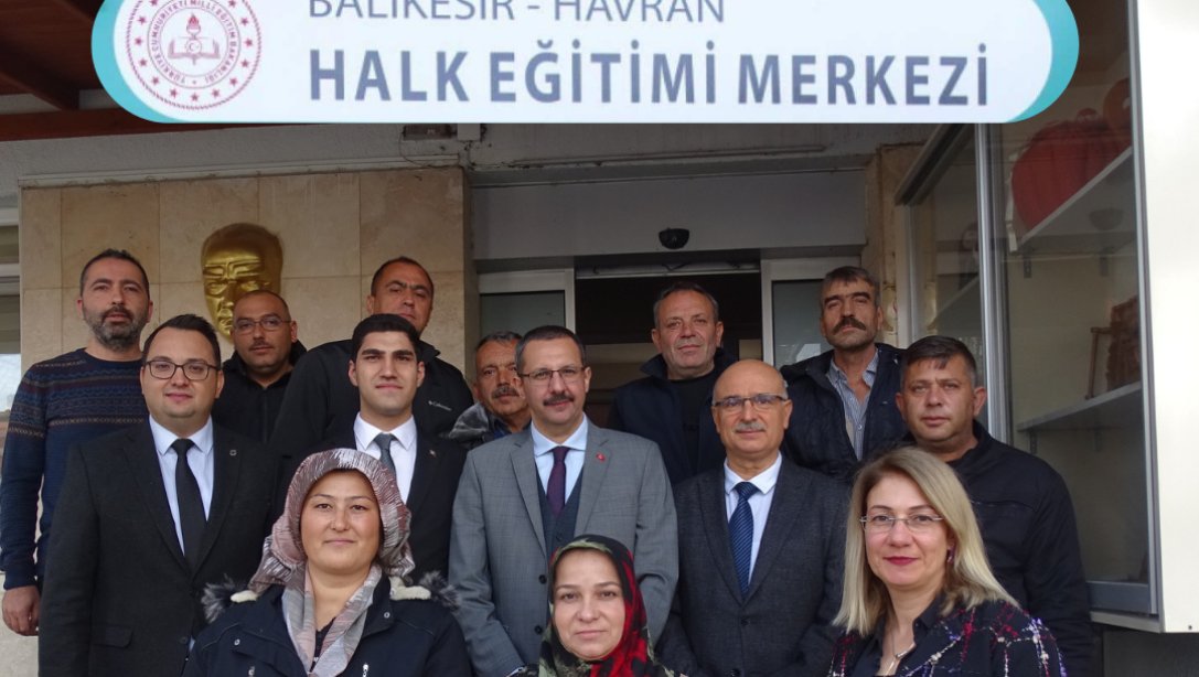 HAVRAN HALK EĞİTİMİ MERKEZİNDE BELGE TÖRENİ